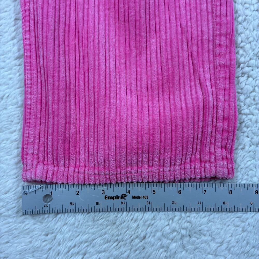 BDG Urban Outfitters Pants 28 Womens Pink High Rise Baggy Corduroy Straight Leg - Picture 7 of 9